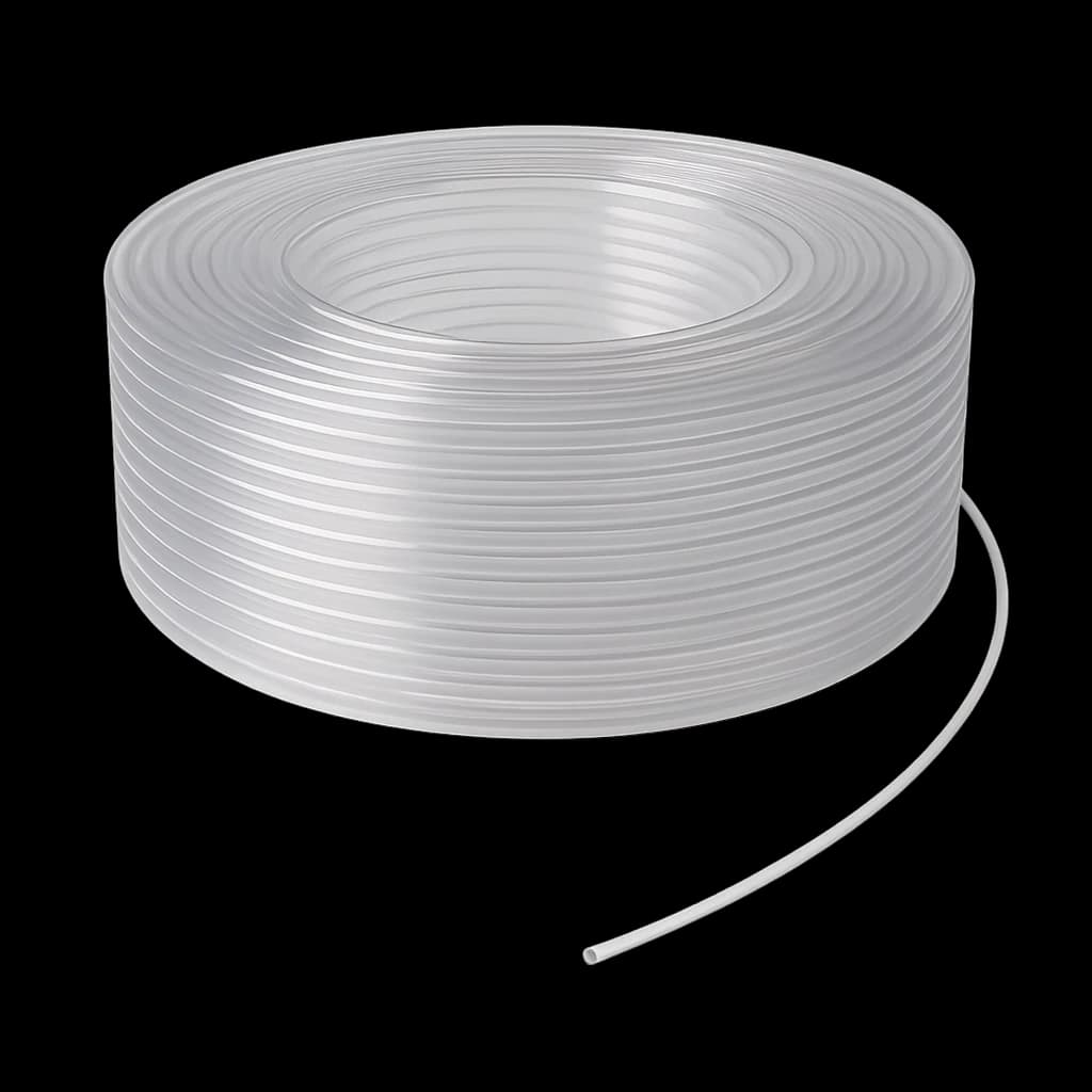 Layer-wound natural PTFE tubing supplied in roll form
